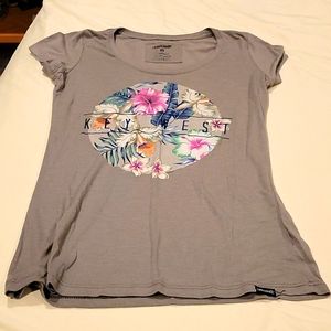 Key West Destination t-shirt, small, grey